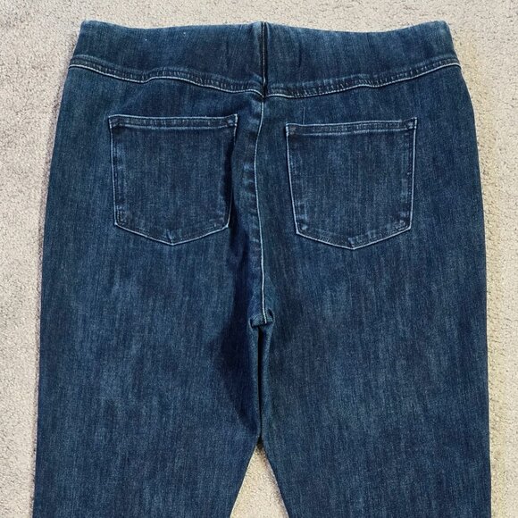 Soft Surroundings The Ultimate Cropped Leggings Dark Wash Pull On Capsule - Picture 5 of 10